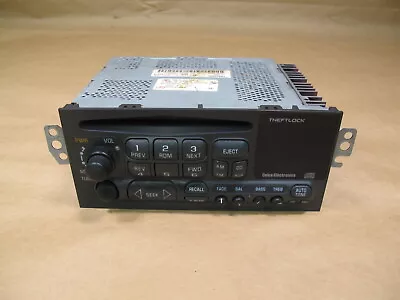 🥇97-04 Chevrolet Corvette C5 Radio Cd Player Receiver Head Unit 16257601 Oem • $191.05