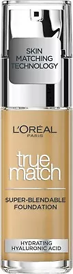 L'Oreal Paris True Match Foundation 4N Beige With Hyaluronic Acid & SPF • £10.35