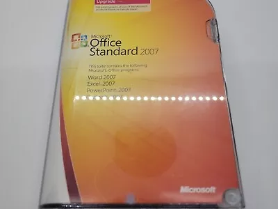 Microsoft Office Standard 2007 Upgrade: Word Excel PowerPoint Outlook Software  • $25