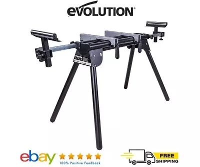 Evolution Mitre Saw Bench Stand Extendable Arms Adjustable Heavy Duty 150kg Chop • £89.99