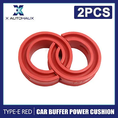2Pcs Type-E Red Car Rubber Shock Absorber Spring Bumper Buffer Power Cushion  • £11.39