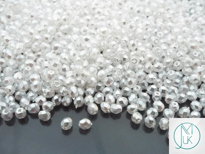 £4.20 • Buy 120+ Pieces Czech Glass 3mm Fire Polished Facelet Beads Jewelry Making 79 Colors