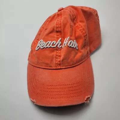 Beach Hair Time Tru Hat Cap Orange New Strapback O8 • $8.09