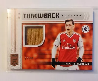 Mesut Ozil Arsenal 2021-22 Donruss Elite Premier League Throwback Threads /99 • £35