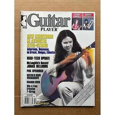 MICHAEL HEDGES GUITAR PLAYER MAGAZINE FEBRUARY 1985 -  MICHAEL HEDGES Cover With • $12.43