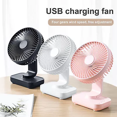 Cooling Adjustable Quiet Operation Small Oscillating Desk Fan School Accessory  • $25.25