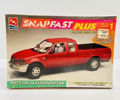 AMT Ertl SnapFast 1997 Ford F-150 4x4 Extended Cab 1/25 Plastic Model Kit 8308 • $34.95