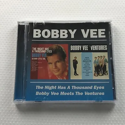 $24.99 • Buy Bobby Vee 2 Albums On 1 CD The Night Has A Thousand Eyes Meets The Ventures NEW 