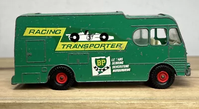 Vintage Lesney Matchbox Major Pack #M-6 Racing Car Transporter 1965 - Has Wear • $8