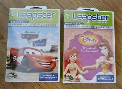 Leapster + Leapster 2 Learning Games Disney Princess & Disney Pixar Cars *NEW* • £12.99