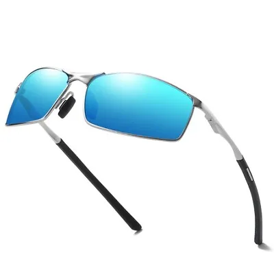 Aluminium HD Polarized Photochromic Sunglasses Men Driving Chameleon Sun Glasses • $9.89