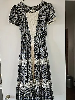 Vintage Square Dancing Dress FAYE CREATIONS Patio Fashion TUSCAN Arizona Size M • $25