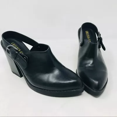 Chelsea Crew ModCloth Black Leather Shoes • $21