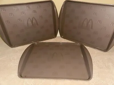 BRAND NEW Vintage McDonalds Brown Plastic Serving Tray - Sold Individually • $23.99