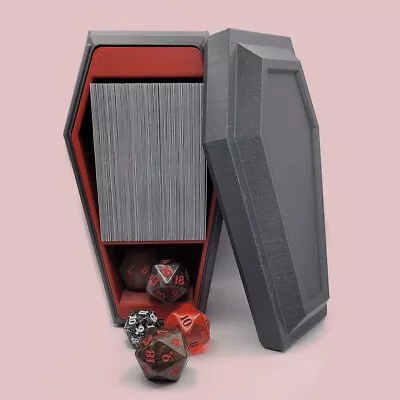 Coffin Deck Box Commander/EDH TCG Collectible Card Game 3D Printed • $45