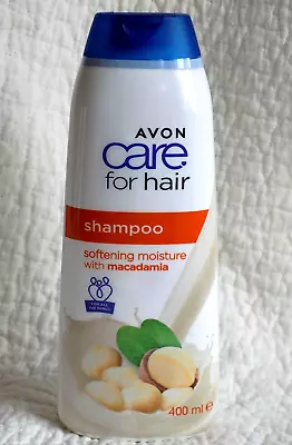 AVON CARE FOR HAIR ~ MACADAMIA OIL SHAMPOO WITH VITAMIN E ~ 400ml   *BRAND NEW* • £5.99