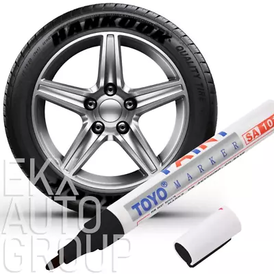 Waterproof Permanent Paint Marker Pen Ink Car Tyre Tire Tread Rubber Metal -TOYO • $3.69