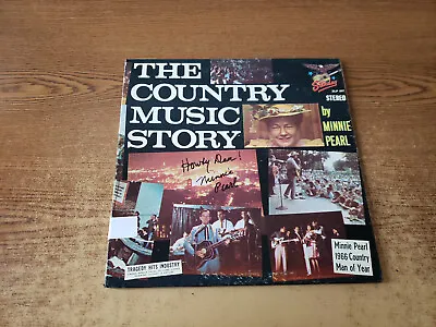 SIGNED/VERIFIED 1960s EXCELLENT The Country Music Story By Minnie Pearl 397 LP33 • $32.99