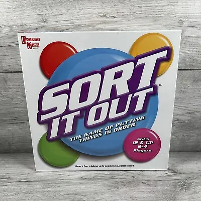 £9.99 • Buy Sort It Out Board Game 'The Game Of Putting Things In Order' By University Games