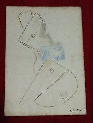 Andre Masson Drawing On Paper (Handmade) Signed And Stamped Mixed Media. • $99