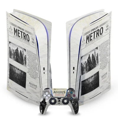 $32.95 • Buy Newspaper Syndicate Graphics Matte Vinyl Skin Decal For Playstation Ps5 Ps4 Pro