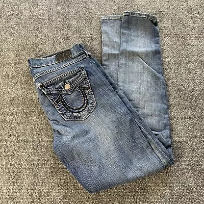 True Religion Halle Mid Rise Super Skinny Women’s Jeans Size 26 (Actual 28x30.5) • $19.19