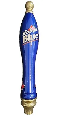 Labatt Blue Beer Tap Handle - Maple Leaf - Wood - 11.5  - 2 Sided - Used • $16