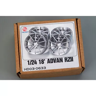 Hobby Design 1/24 HD03-0633 18' Advan RZII Wheels Detail-Up Resin Modified Parts • $38.45