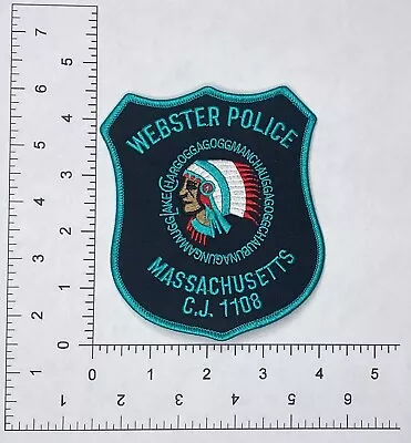 Webster Massachusetts Police Memorial Patch - New Unsewn • $7