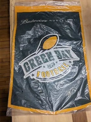 Vintage 2005 GREEN BAY PACKERS EMBROIDERED WOOL PENNANT  27 X18  NFL LICENSED • $79.99