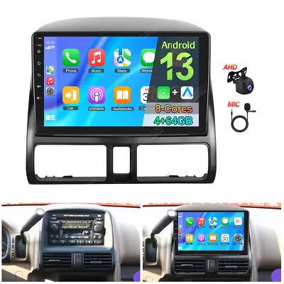 For Honda CRV 2001-2006 Carplay 8Core Car Stereo Radio 4G+64G Android 13 GPS DSP • $189.99