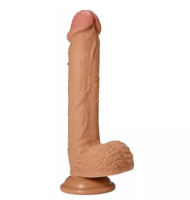 8 Inch Large Big Dildo Dong Realistic Penis Cock Suction Cup Balls Adult Sex Toy • $25.90