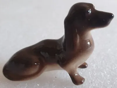 Vintage Lomonosov Ussr Daschund Figurine • £14.99