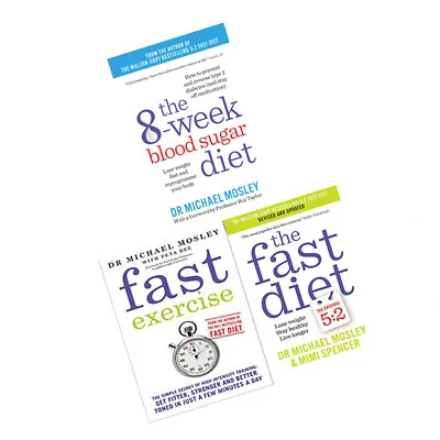 Michael Mosley Diet Collection 3 Books SetThe 8-Week Blood Sugar Diet Pre-order • £15.99