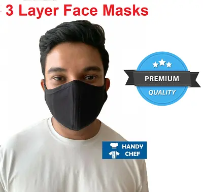 Washable Unisex Cotton Face Mask Mouth Mask - Protective Reusable Fast Shipping • $11