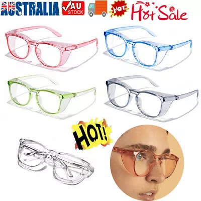 Safety Goggle Glasses Clear UV Protection Anti-Scratch Anti Fog Safety Glasse WP • $10.05