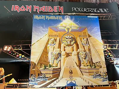 IRON MAIDEN POWERSLAVE EMI EMS-91091 Japan VINYL LP W/Poster • $145