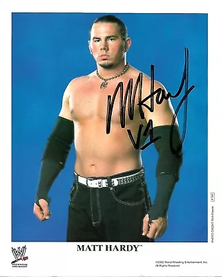 Matt Hardy Signed Autograph 8x10 WWE WWF WCW TNA AEW ROH NXT NWA - Detroit 2002 • $8.99