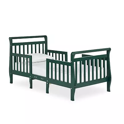 Dream On Me Emma 3-In-1 Convertible Toddler Bed In Olive Converts To Two Chairs • $339