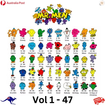$3.49 • Buy Mr. Men Books Children's Literature Paperback Stories Book Library Free Shipping