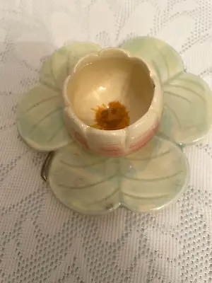 Lily Pad Egg Cup Vintage Retro Keele Street Pottery • £4.99