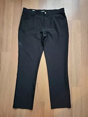 Mens Footjoy Golf Tour Performance Pants ~ Size 36x32 Athletic Fit Black FLAWED • $4.99