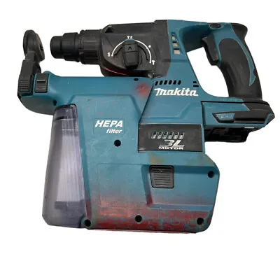 MAKITA XRH01 18V Rotary Hammer W/ HEPA Dust Extractor Attachment DX01 Vacuum • $175