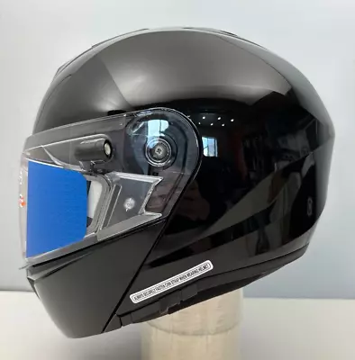 Open Box HJC I90 Modular Snowmobile Helmet W/ Electric Shield Gloss Black Medium • $160