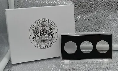 50p Coin/Commemorative Gift Box/Case With Triple Display/Presentation Stand. NEW • £9.99