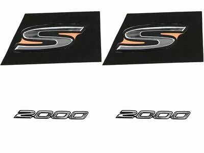 HONDA GENUINE S2000 Fender Side Emblem Badge Set (S+2000) X2 • $71.99