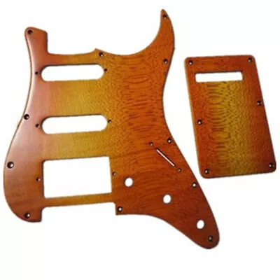 Maple Wood STRAT GUITAR SSH Pickguard And Back Caver Backplate  • $17.86