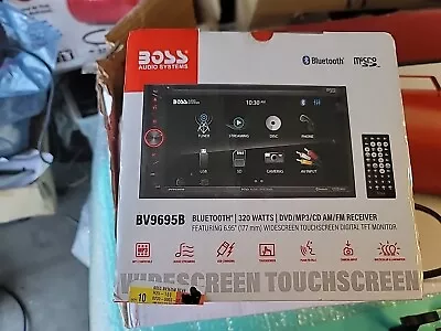 BOSS Audio BV9695B Car DVD Player NEW IN BOX 6.95 Inch Screen 320 Watt • $80