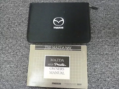 1990 Mazda MX-5 Miata Convertible Roadster Owner Owner's Manual User Guide 1.6L • $318.77