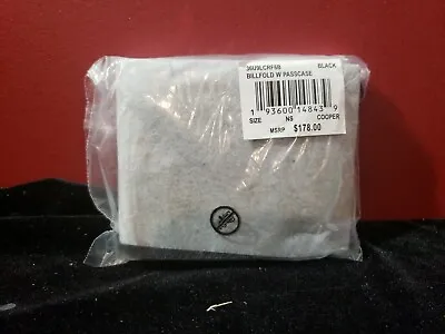 Michael Kors Mens Cooper Coated Canvas Billfold Wallet Passcase - Black NEW!! • $99.99